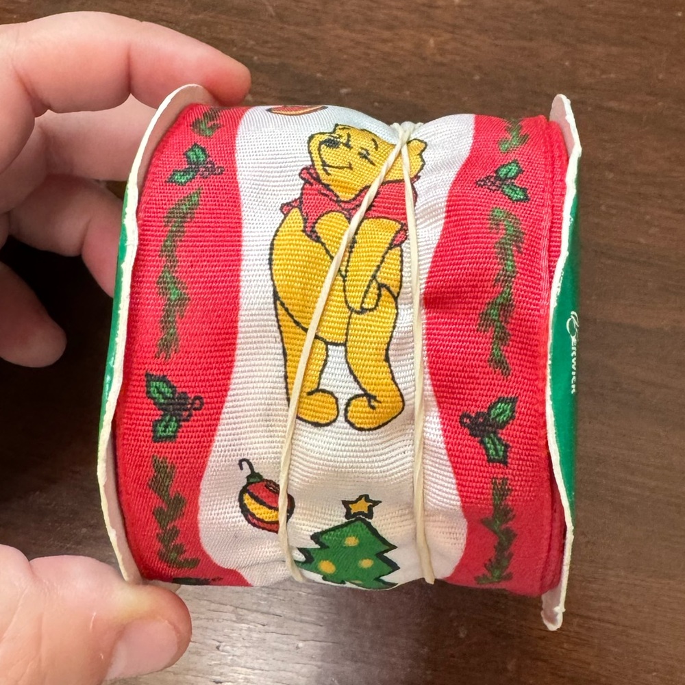 Winnie the Pooh Christmas ribbon